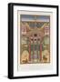 An 8th-Century Depiction of a Mystical Fountain-null-Framed Giclee Print