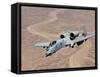 An A-10 Thunderbolt Soars Above the Skies of Iraq-Stocktrek Images-Framed Stretched Canvas