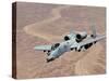 An A-10 Thunderbolt Soars Above the Skies of Iraq-Stocktrek Images-Stretched Canvas