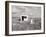 An Abandoned Gas Station-null-Framed Photographic Print