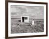 An Abandoned Gas Station-null-Framed Photographic Print