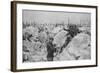 An Abandoned German Trench around Mesnil, Champagne, France, World War I, 1915-null-Framed Giclee Print