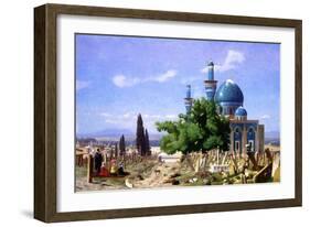 An Abandoned Graveyard, 1876-Jean Leon Gerome-Framed Giclee Print