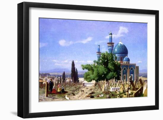 An Abandoned Graveyard, 1876-Jean Leon Gerome-Framed Giclee Print