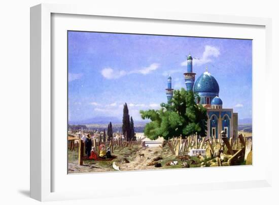 An Abandoned Graveyard, 1876-Jean Leon Gerome-Framed Giclee Print