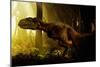 An Abelisaurus Moves Stealthily Though the Forest-null-Mounted Premium Giclee Print