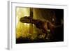 An Abelisaurus Moves Stealthily Though the Forest-null-Framed Art Print