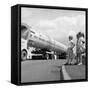 An Absorption Tower Being Transported by Road, Dukenfield, Manchester, 1962-Michael Walters-Framed Stretched Canvas