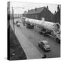 An Absorption Tower Being Transported by Road, Dukenfield, Manchester, 1962-Michael Walters-Stretched Canvas