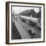 An Absorption Tower Being Transported by Road, Dukenfield, Manchester, 1962-Michael Walters-Framed Photographic Print