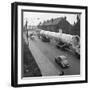 An Absorption Tower Being Transported by Road, Dukenfield, Manchester, 1962-Michael Walters-Framed Photographic Print