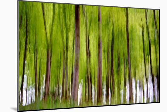 An Abstract Created by Intentional Camera Movement-John Lunt-Mounted Photographic Print