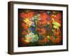 An Abstract Geometric Floral Montage Photographic Layer Work-Alaya Gadeh-Framed Photographic Print