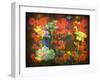 An Abstract Geometric Floral Montage Photographic Layer Work-Alaya Gadeh-Framed Photographic Print