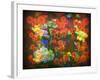 An Abstract Geometric Floral Montage Photographic Layer Work-Alaya Gadeh-Framed Photographic Print