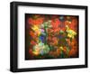 An Abstract Geometric Floral Montage Photographic Layer Work-Alaya Gadeh-Framed Photographic Print