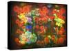 An Abstract Geometric Floral Montage Photographic Layer Work-Alaya Gadeh-Stretched Canvas