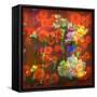 An Abstract Geometric Floral Montage Photographic Layer Work-Alaya Gadeh-Framed Stretched Canvas