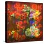 An Abstract Geometric Floral Montage Photographic Layer Work-Alaya Gadeh-Stretched Canvas