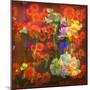 An Abstract Geometric Floral Montage Photographic Layer Work-Alaya Gadeh-Mounted Photographic Print