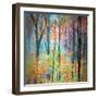 An Abstract Multicolorl Montage from the Forest, Photographic Layer Work-Alaya Gadeh-Framed Photographic Print