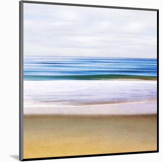 An Abstract Ocean Seascape-null-Mounted Art Print