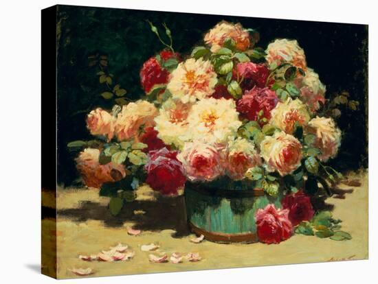 An Abundance of Roses-Abbott Fuller Graves-Stretched Canvas