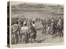 An Abyssinian Lourdes, Pilgrims at the Holy Lake on Mount Zouquala-Frank Dadd-Stretched Canvas