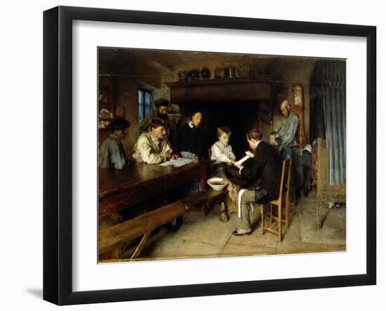 An Accident, 1879-Pascal Adolphe Jean Dagnan-Bouveret-Framed Giclee Print