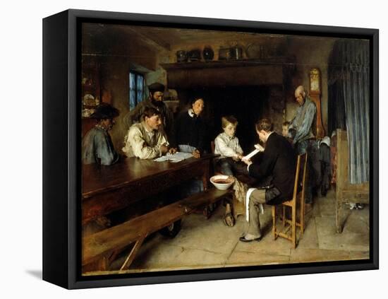 An Accident, 1879-Pascal Adolphe Jean Dagnan-Bouveret-Framed Stretched Canvas