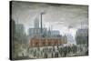 An Accident-Laurence Stephen Lowry-Stretched Canvas