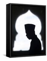 An Acehnese Man Says Ramadan Prayers-null-Framed Stretched Canvas