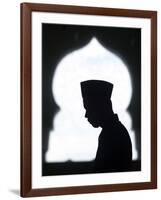 An Acehnese Man Says Ramadan Prayers-null-Framed Photographic Print