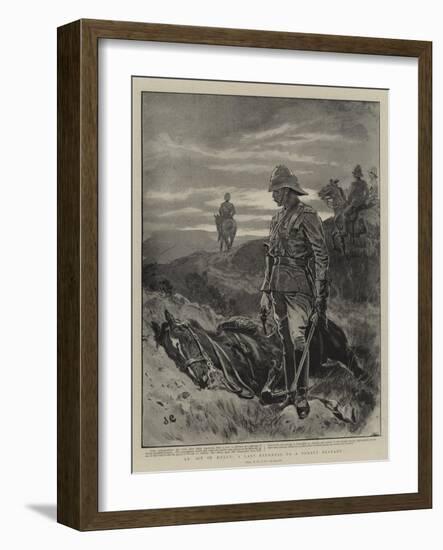 An Act of Mercy, a Last Kindness to a Trusty Servant-John Charlton-Framed Giclee Print