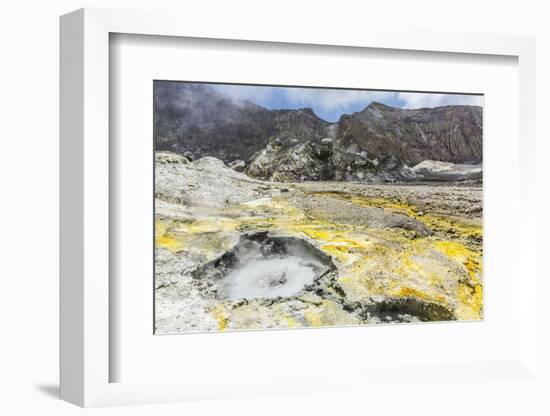 An Active Andesite Stratovolcano-Michael Nolan-Framed Photographic Print