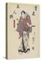 An Actor in the Role of Kaminari Shokuro_, 1847-1852-Utagawa Kuniyoshi-Stretched Canvas