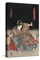 An Actor in the Role of Narutonomae-Utagawa Kunisada-Stretched Canvas