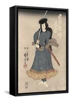 An Actor in the Role of Osadanotaro Nagamune-null-Framed Stretched Canvas