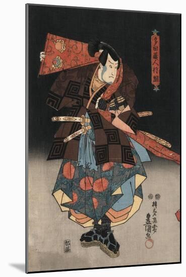 An Actor in the Role of Tadanokurando Yukitsuna-Utagawa Kunisada-Mounted Giclee Print