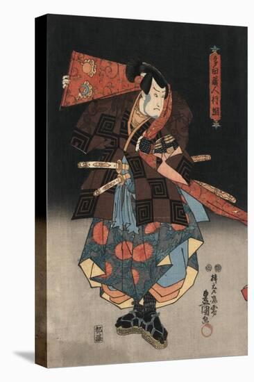 An Actor in the Role of Tadanokurando Yukitsuna-Utagawa Kunisada-Stretched Canvas