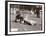 An Actress in Costume Rehearsing on the Roof of What Is Probably the New York Theatre, New York,…-Byron Company-Framed Giclee Print