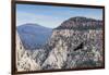 An adult California condor in flight on Angel's Landing Trail in Zion National Park, Utah, United S-Michael Nolan-Framed Photographic Print