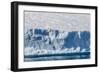 An Adult Polar Bear (Ursus Maritimus) on the Edge of a Huge Iceberg in Arctic Harbour-Michael-Framed Photographic Print