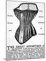 An Advertisement for Brown's Patent Dermathistic Corset-null-Mounted Photographic Print