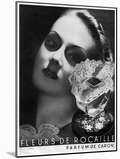 An Advertisement for Caron Perfume, 1938-null-Mounted Giclee Print