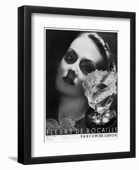 An Advertisement for Caron Perfume, 1938-null-Framed Premium Giclee Print