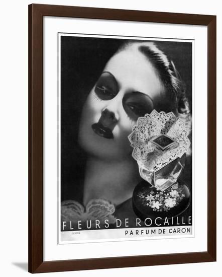 An Advertisement for Caron Perfume, 1938-null-Framed Giclee Print