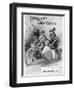 An Advertisement for Harley- Davidson Showing a Soldier Taking His Lady Friend for a Ride-null-Framed Premium Giclee Print