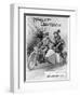 An Advertisement for Harley- Davidson Showing a Soldier Taking His Lady Friend for a Ride-null-Framed Premium Giclee Print