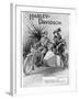 An Advertisement for Harley- Davidson Showing a Soldier Taking His Lady Friend for a Ride-null-Framed Giclee Print